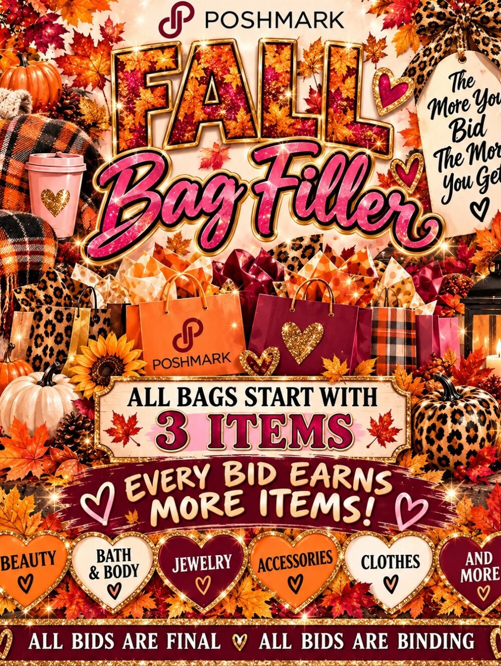 Fall Bag Filler -  Beauty, Jewelry, Bath And Body Accessories & More